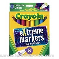 Crayola Ultra Bright Extreme Markers Box of 8 588175 B00ED3LOPA